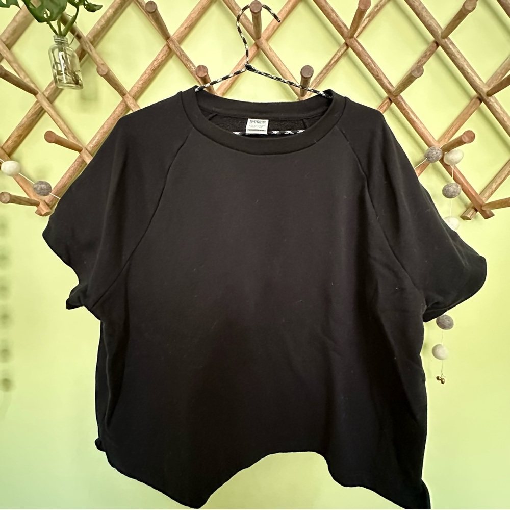 Victoria Secret | XL | Fleece Short Sleeve Crewneck Sweatshirt